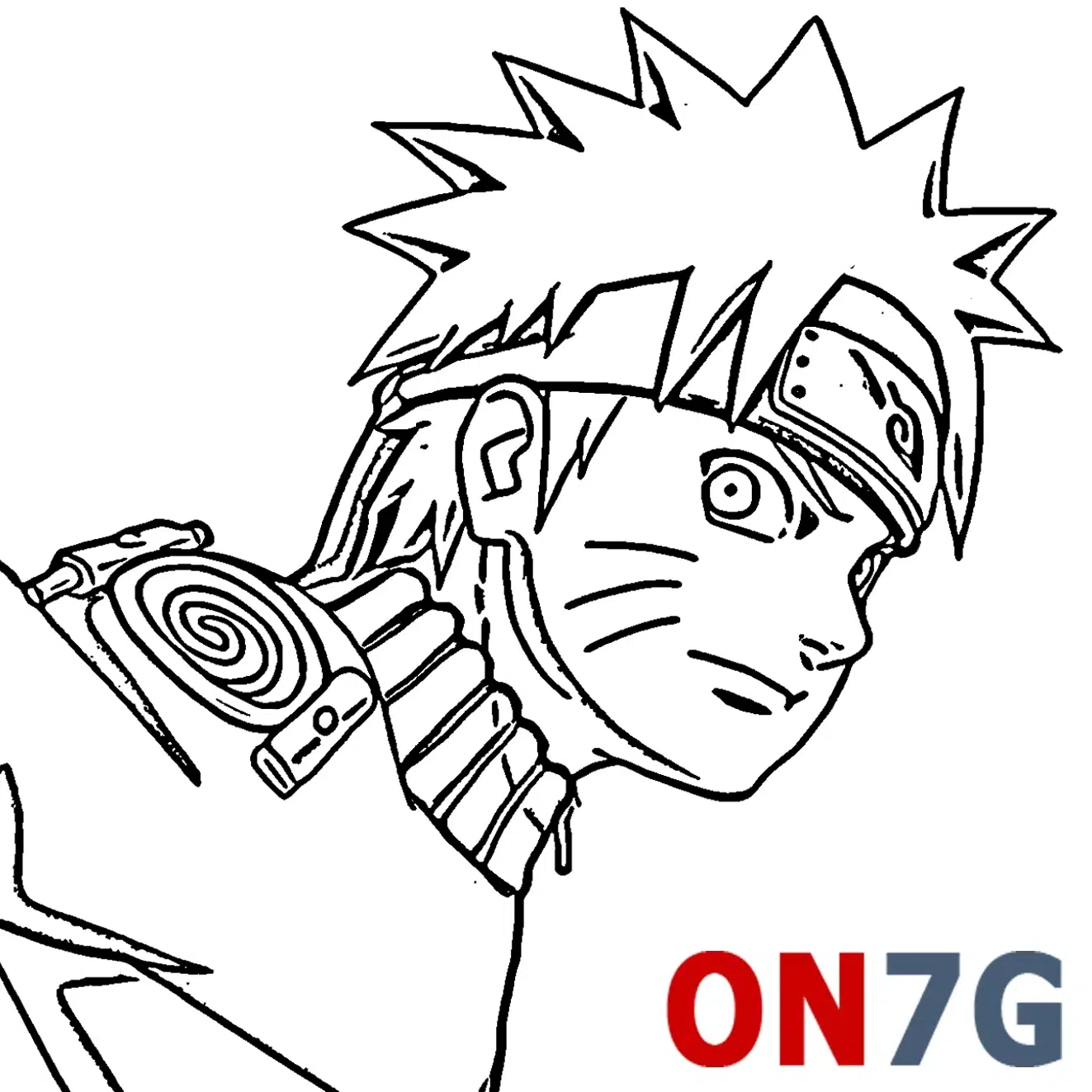 Ausmalbilder Naruto zum Ausdrucken Kostenlos