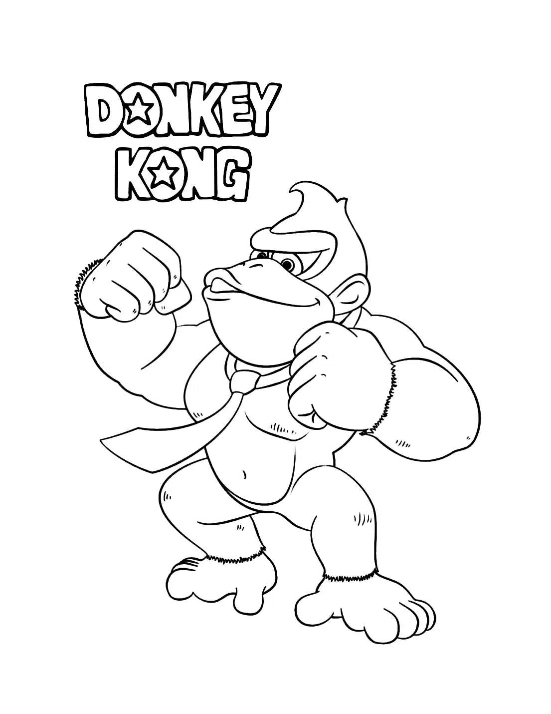 Donkey Kong Malvorlagen Gratis