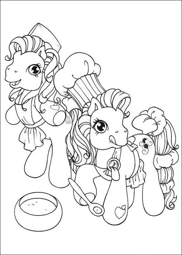 My Little Pony Essen Ausmalbilder