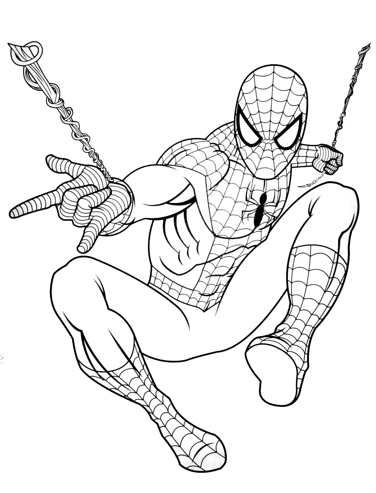 Spiderman Ausmalbilder Kostenlos