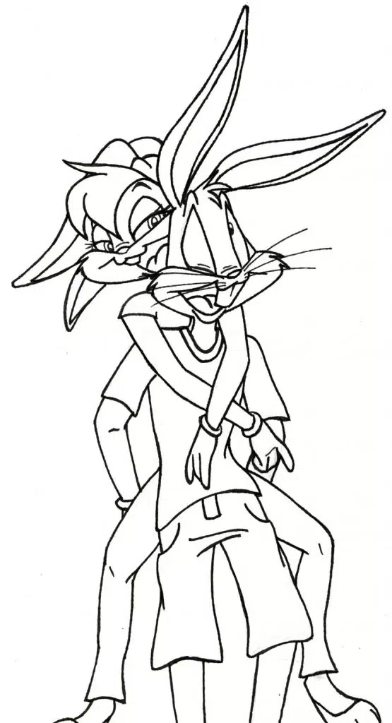 Bugs Bunny Disney Ausmalbild
