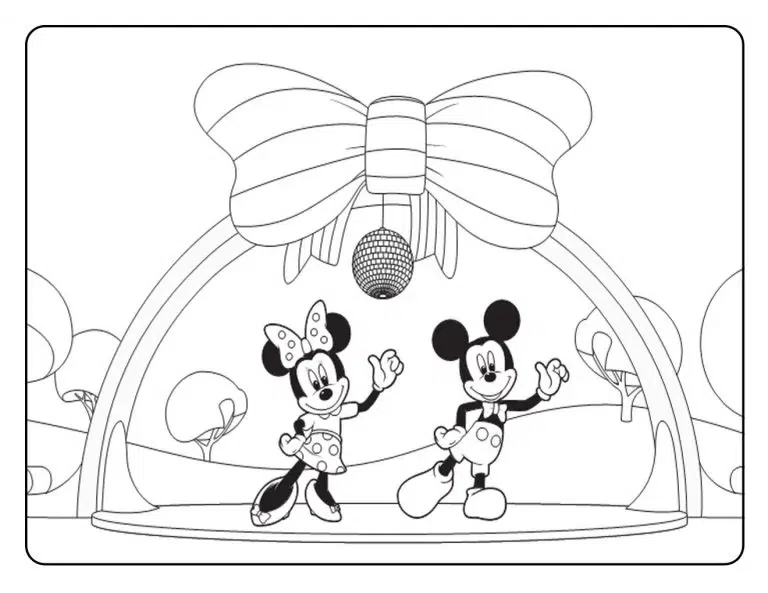 Mickey Mouse Ausmalbilder Kostenlos