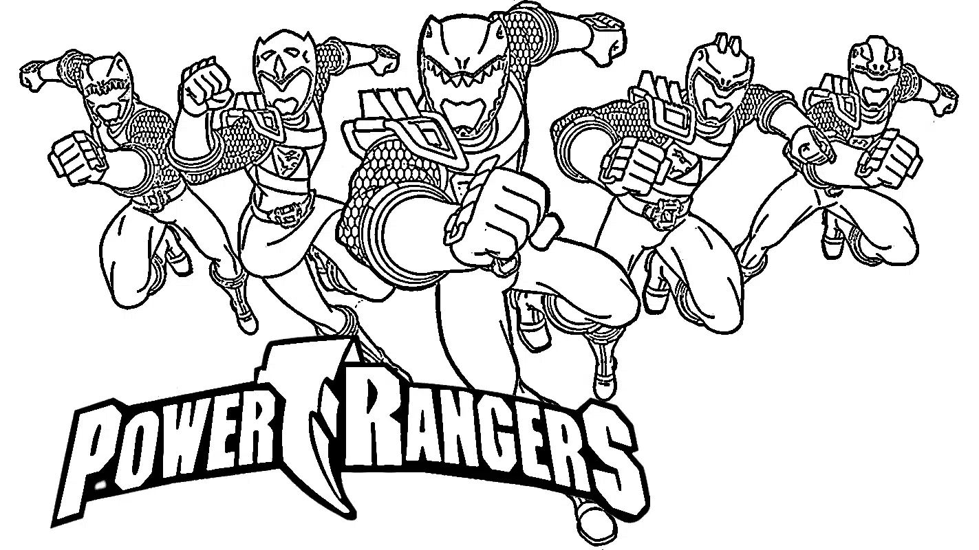 Power Rangers Dino Charge Ausmalbilder