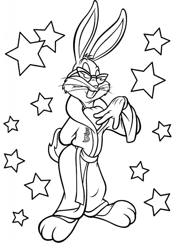 Bugs Bunny Bilder Ausmalbild