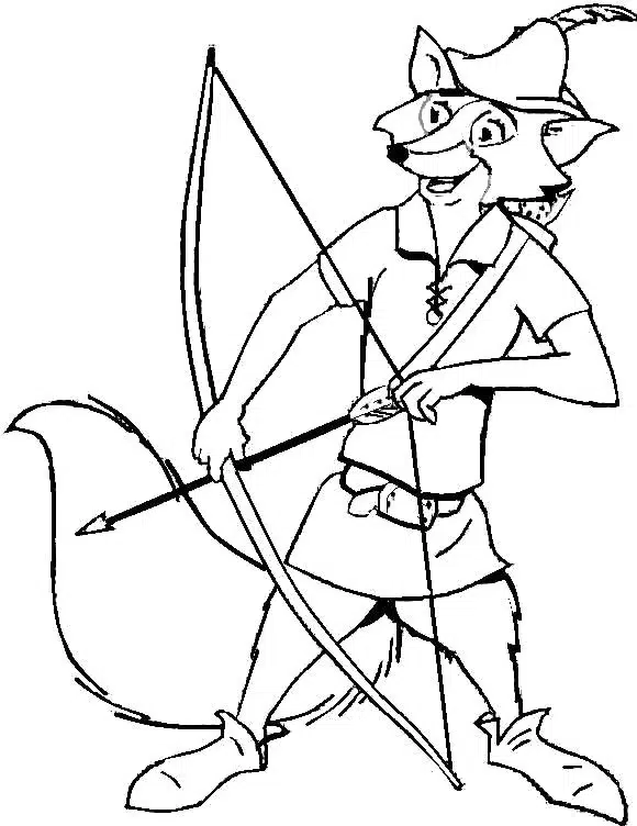 Robin Hood Malvorlagen Kostenlos