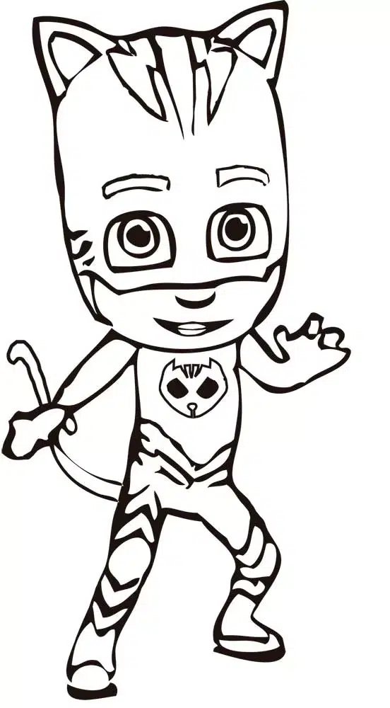 PJ Masks Catboy Ausmalbild