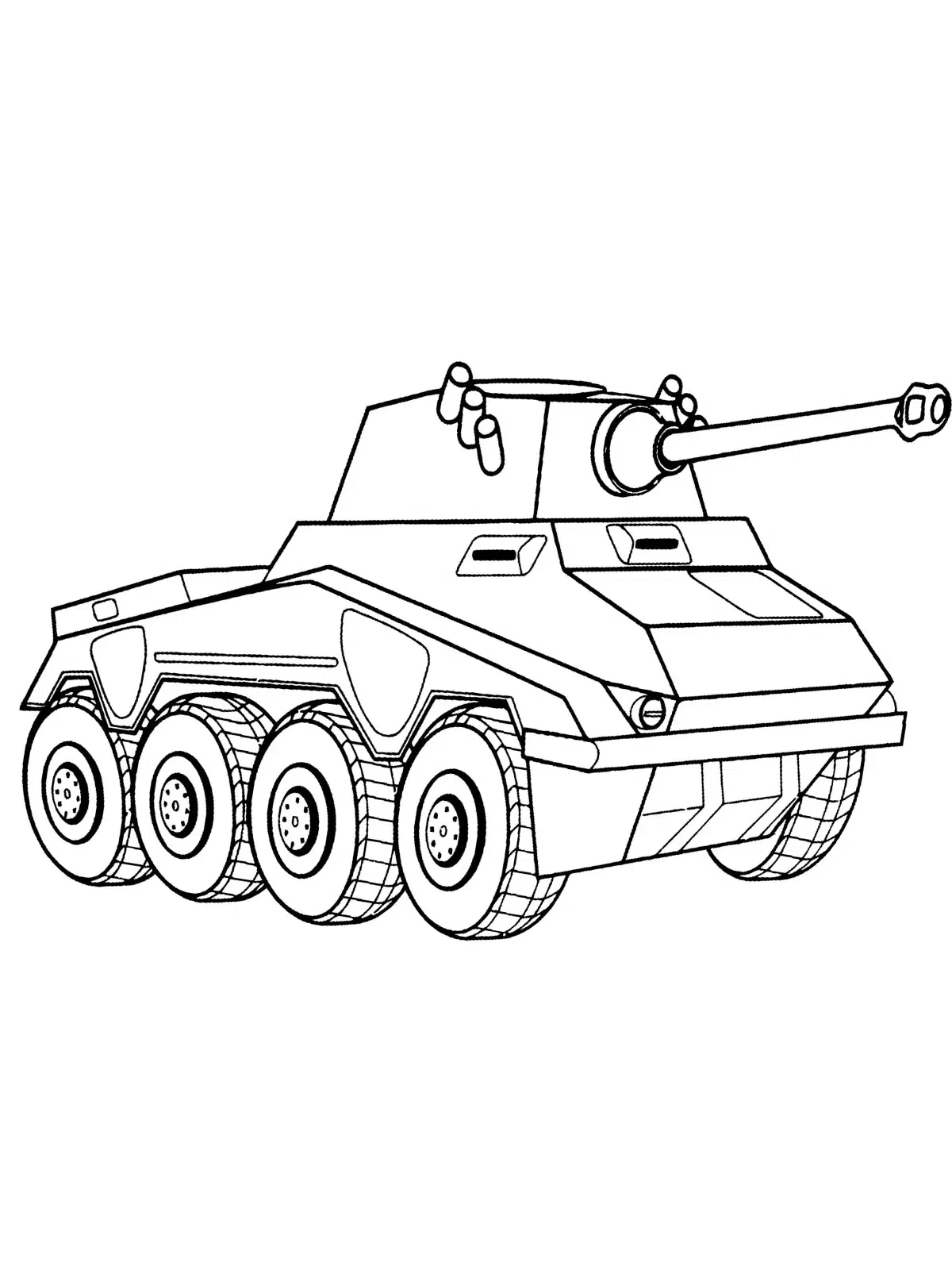 Armee Panzer Bilder zum Ausmalen