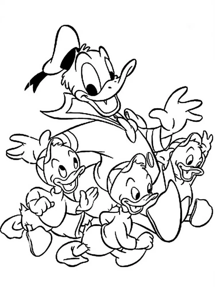 Donald Duck DuckTales Ausmalbild