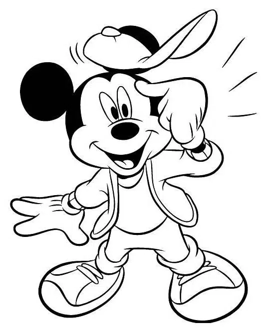 Mickey Mouse Ausmalbilder für Kinder