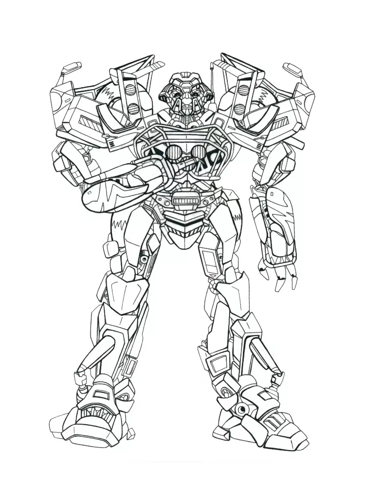 Transformers Roboter Ausmalbild