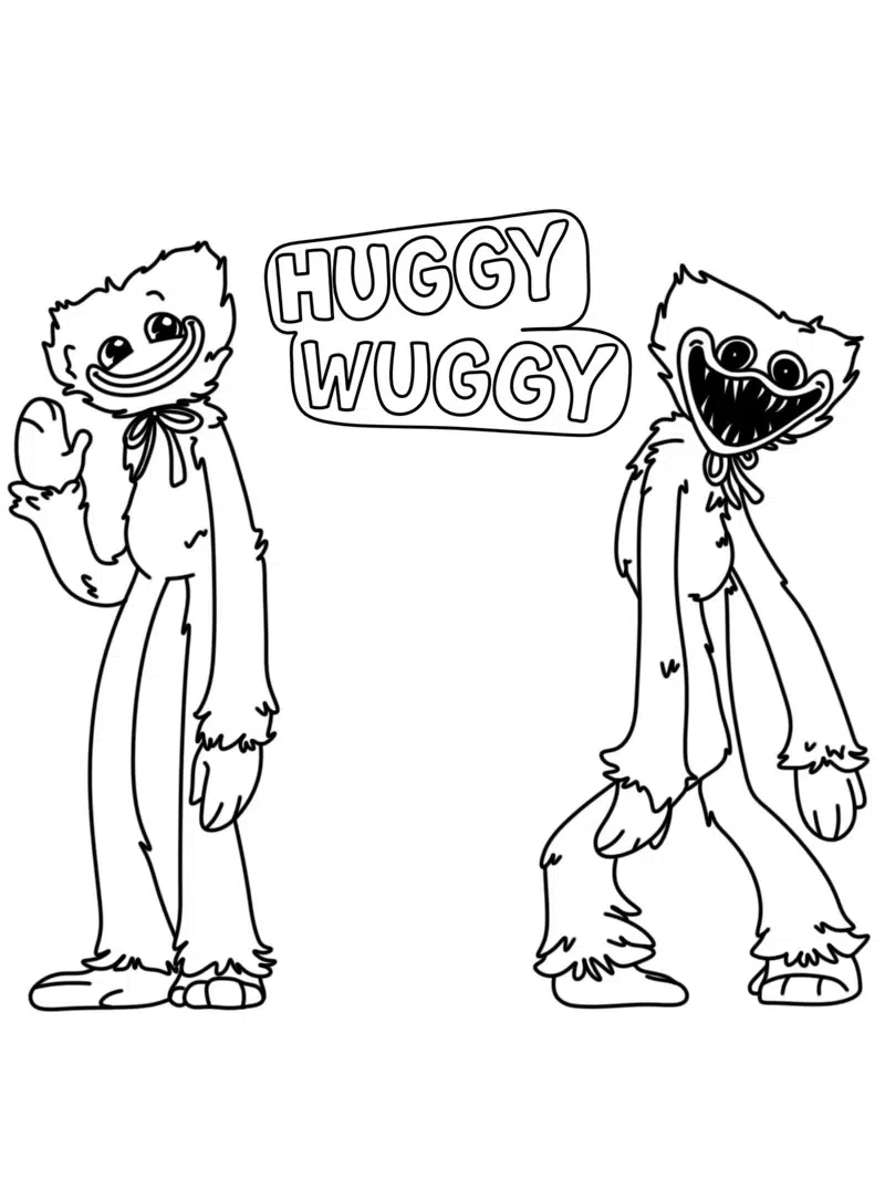Huggy Wuggy Bilder zum Ausdrucken