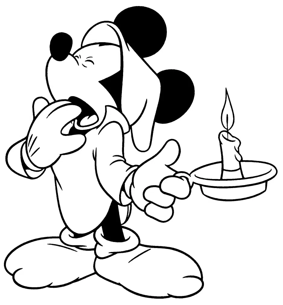 Mickey Mouse Disney Ausmalbild