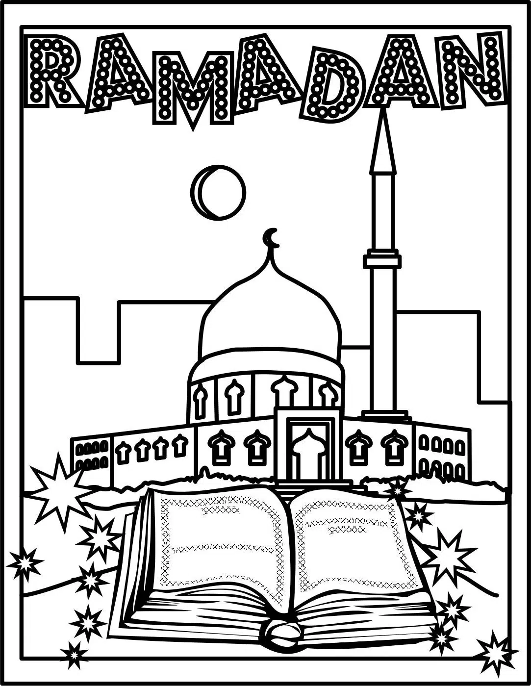 Ramadan Ausmalbilder Kostenlos