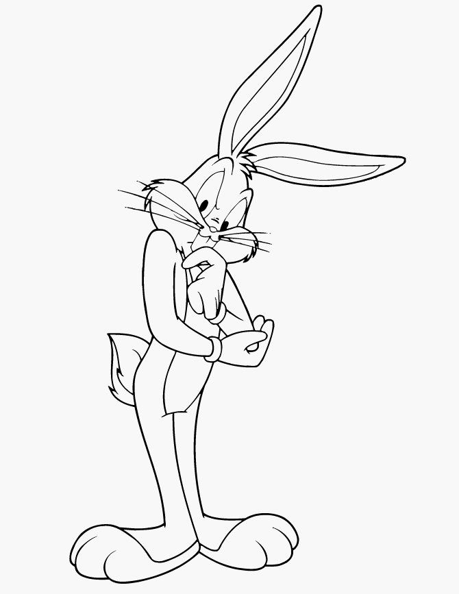 Bugs Bunny Ausmalbilder Kostenlos
