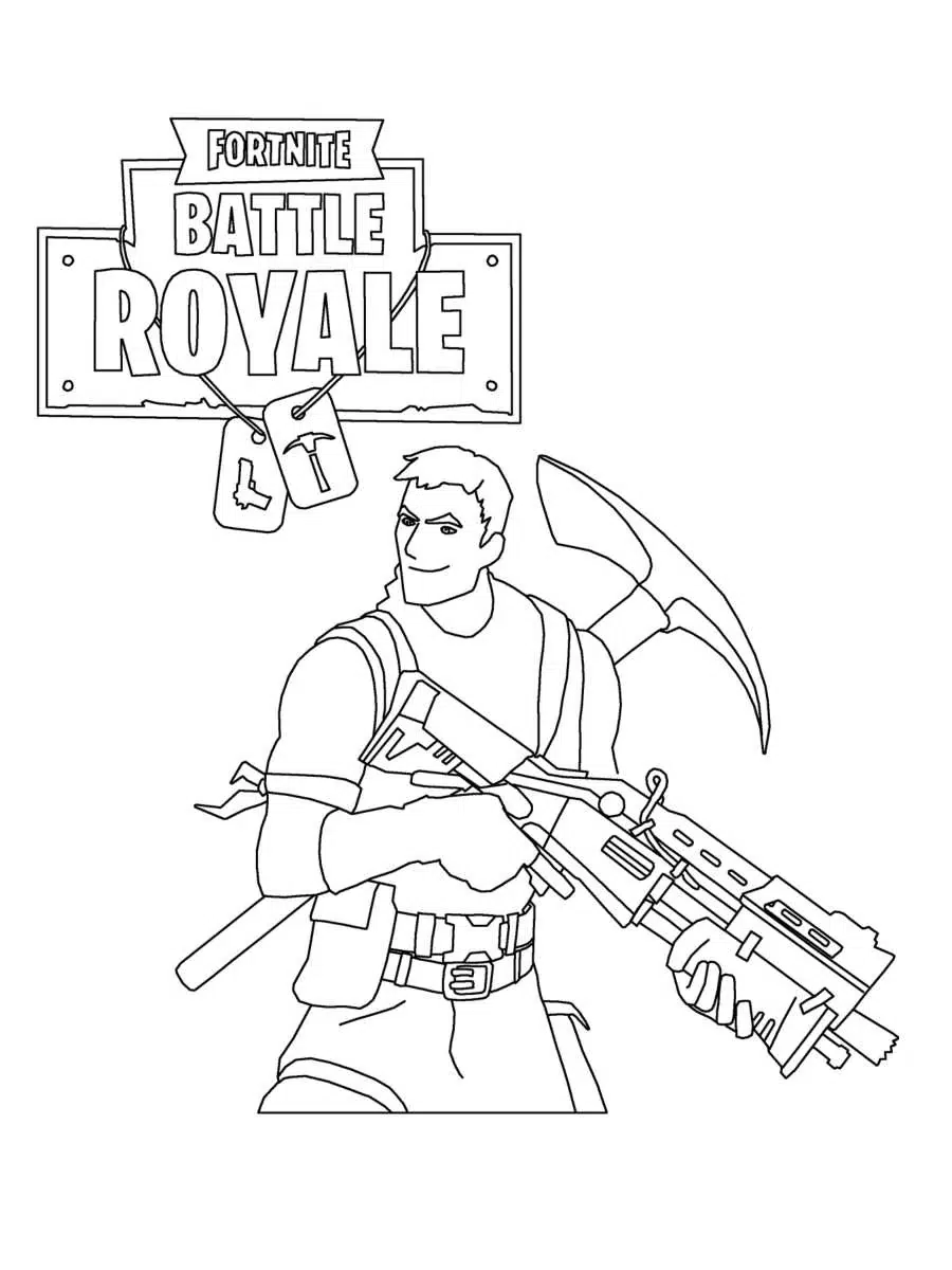 Fortnite Battle Royale Ausmalbilder