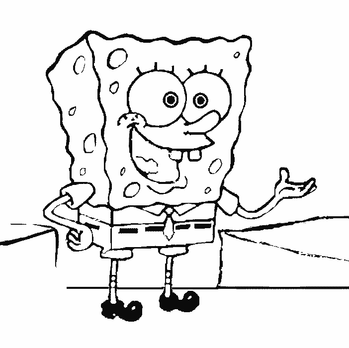 SpongeBob Squarepants Ausmalbild