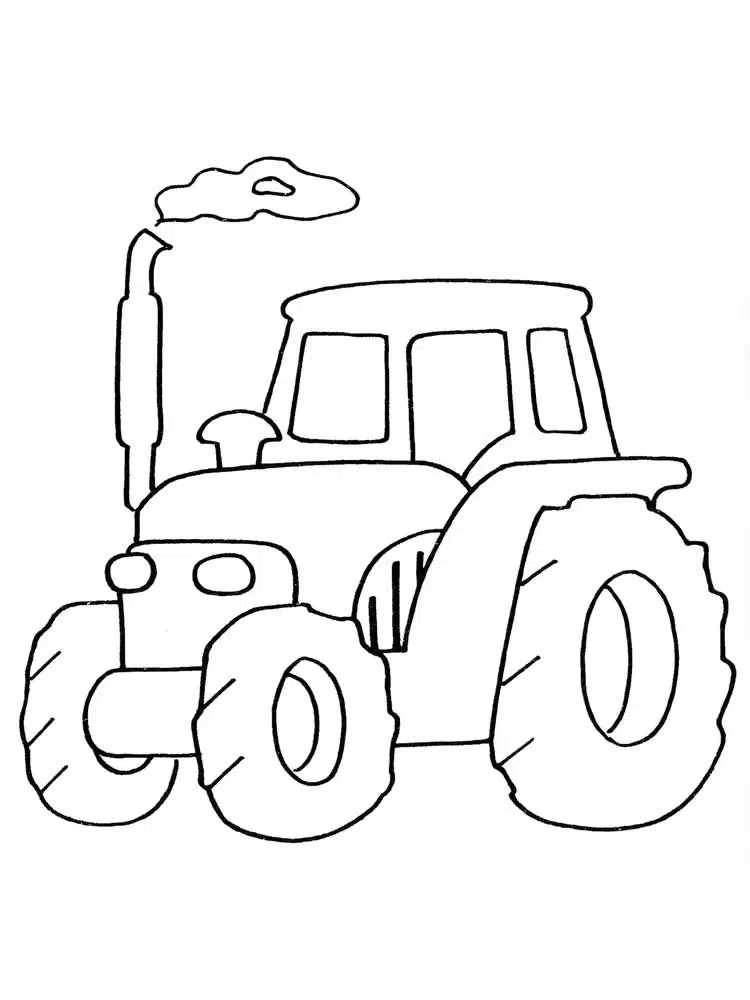 Traktor Ausmalbilder für Kinder