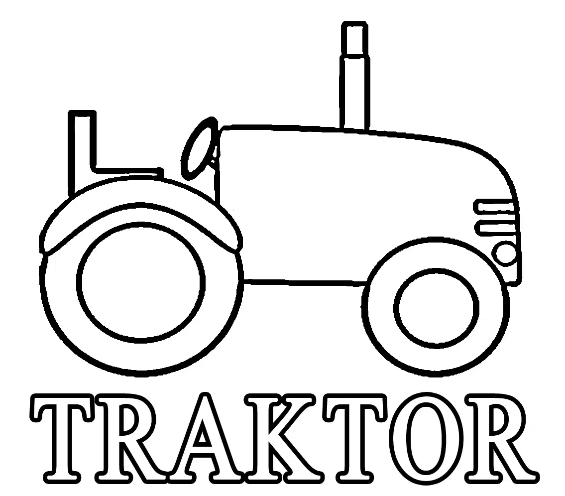 Vorschule Traktor Ausmalbilder Kostenlos