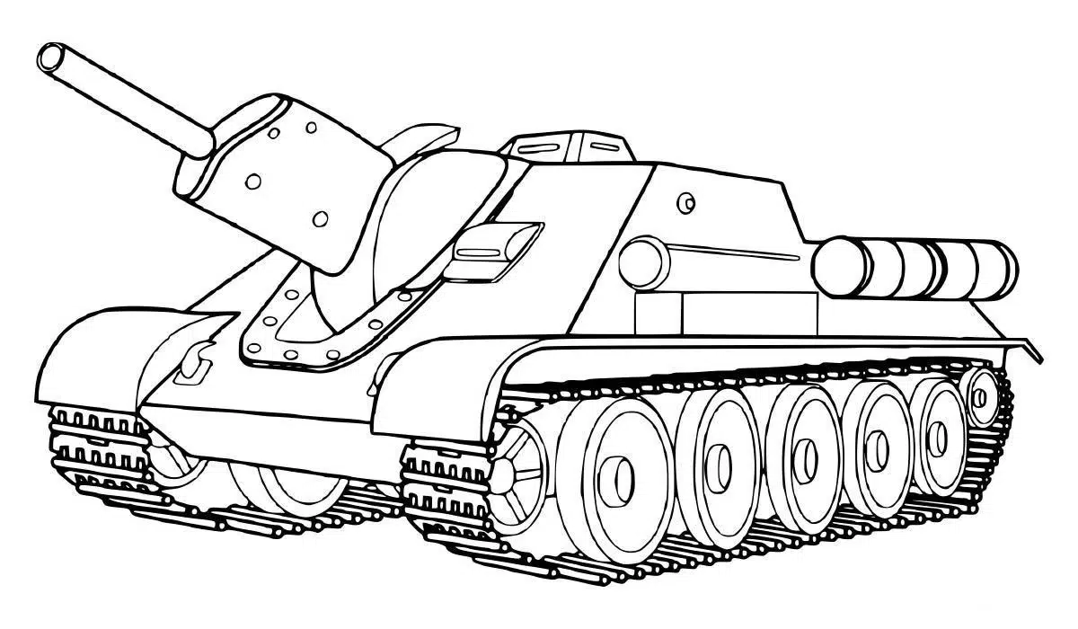 Malvorlagen für fortgeschrittene Panzer