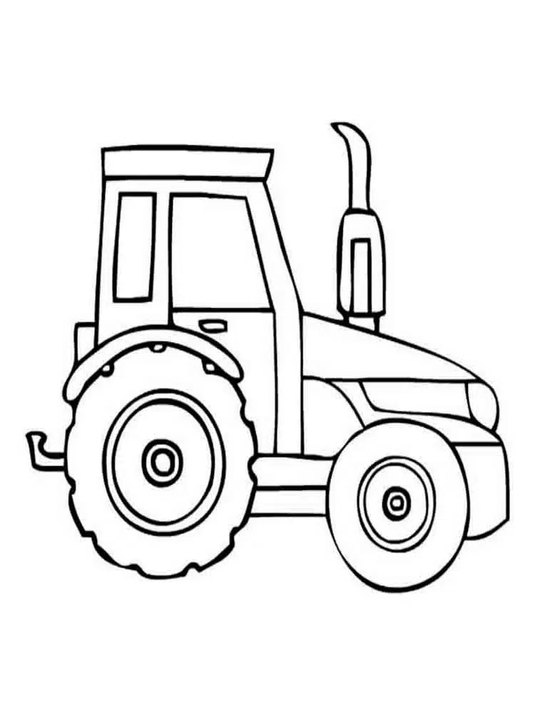 Ausmalbilder Traktor Kostenlos