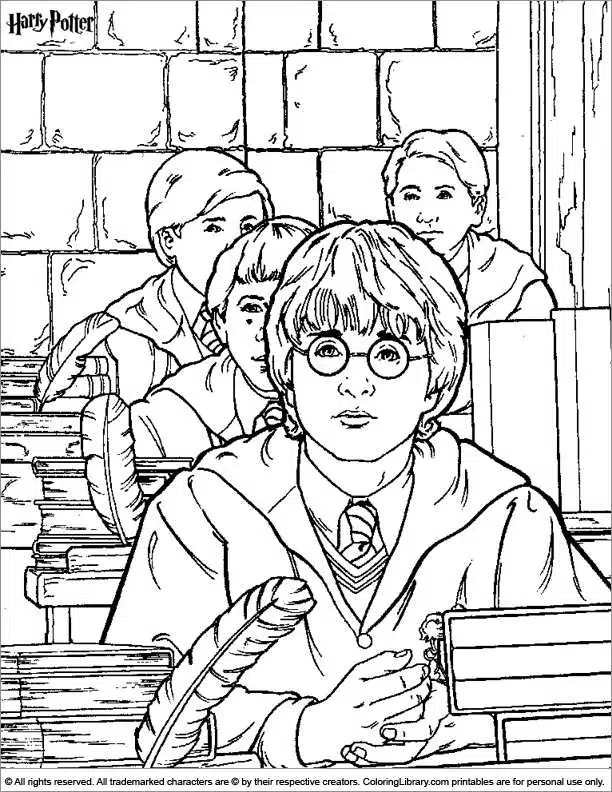 Harry Potter Ausmalbilder Kostenlos
